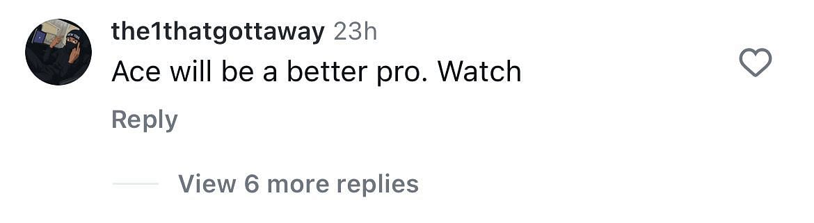 An IG user says Bailey will be a better pro than Tatum